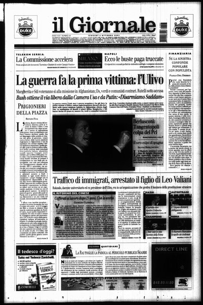 Il giornale : quotidiano del mattino